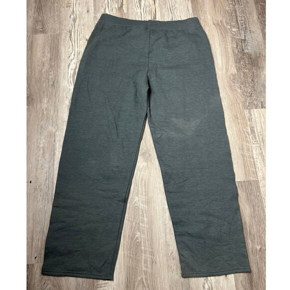 Fruit Of The Loom NWT Gray Eversoft Fleece Pull On Sweatpants Womens Size 2XL - Picture 2 of 10